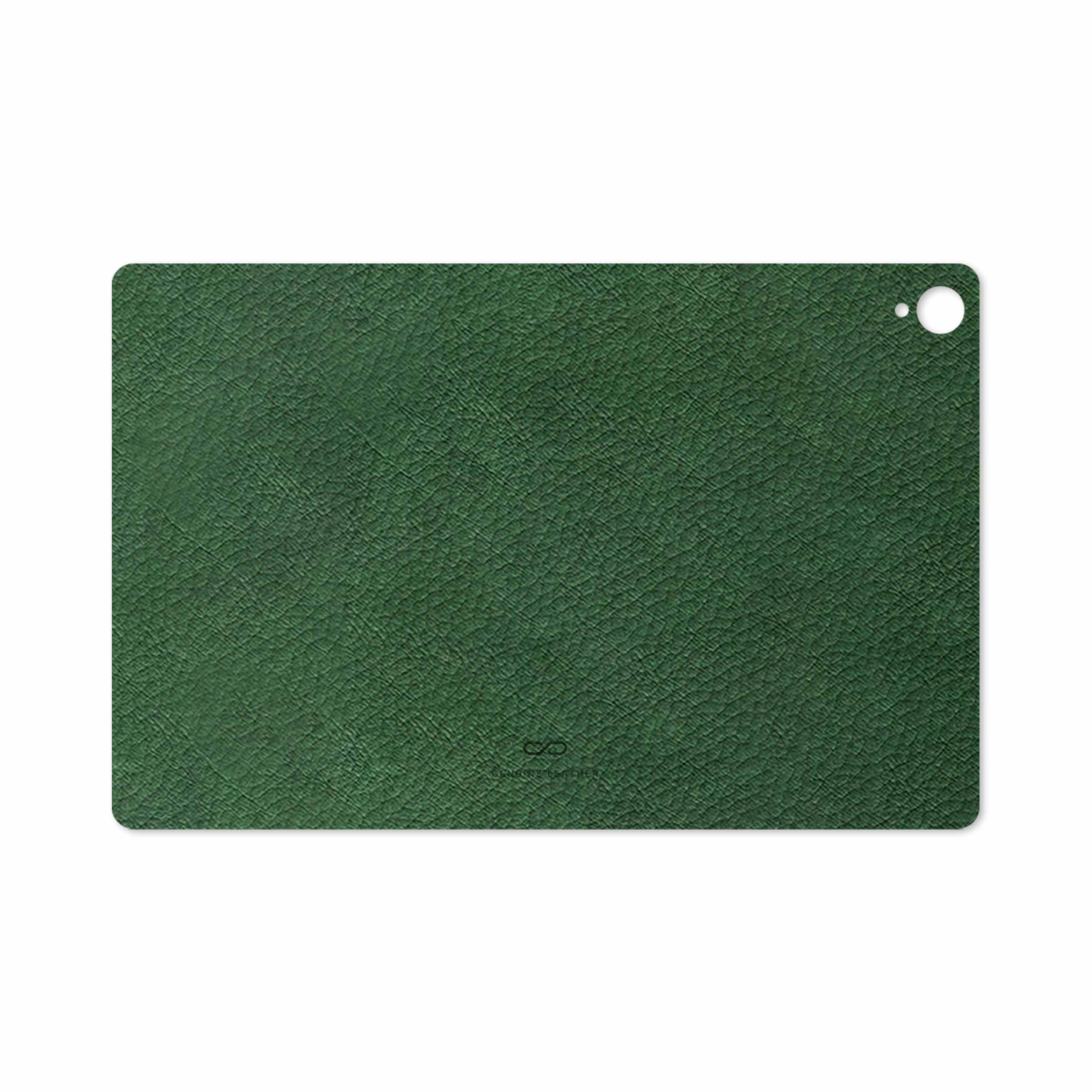 برچسب پوششی ماهوت مدل Green-Leather مناسب برای تبلت هوآوی Mediapad M6 10.8 2019