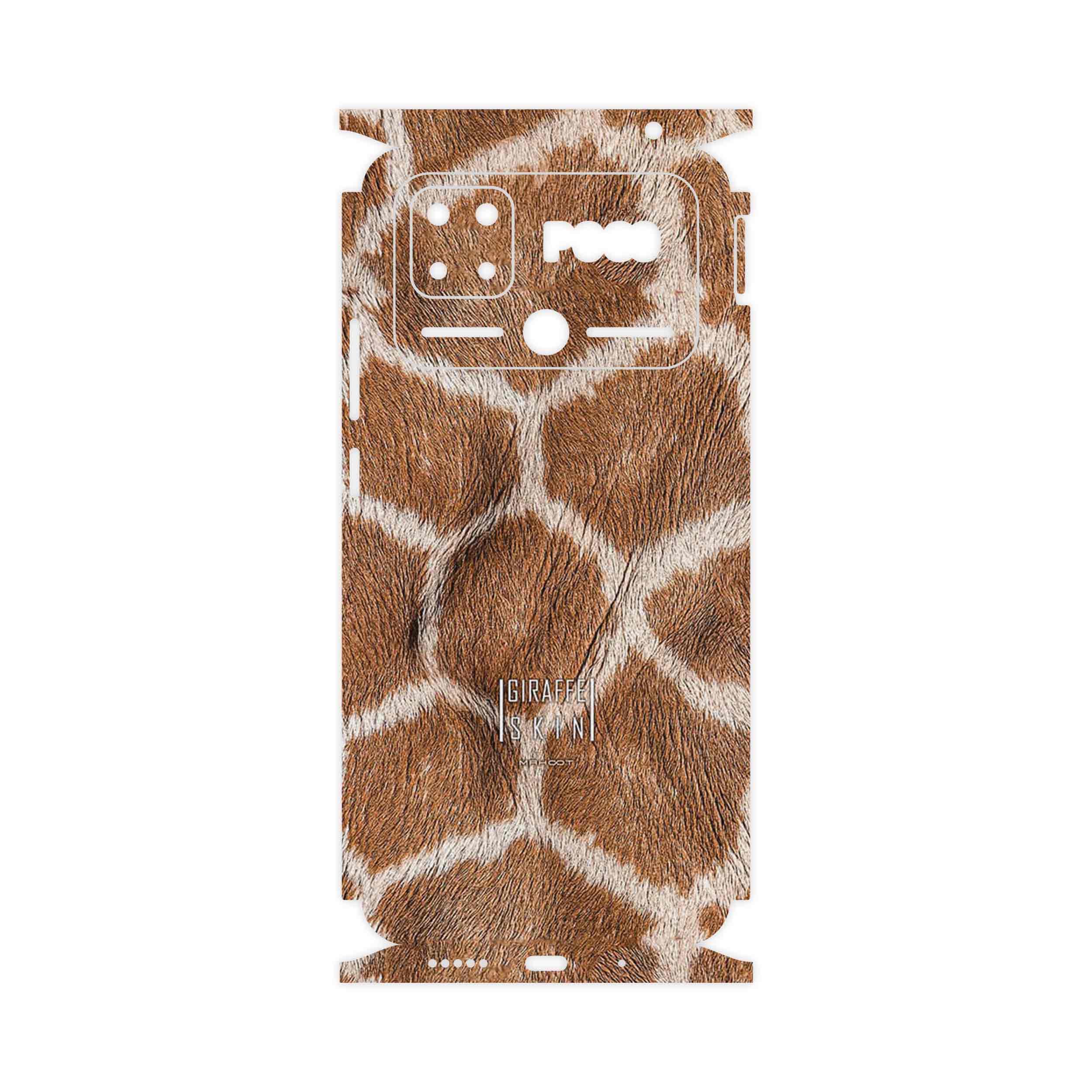 برچسب پوششی ماهوت مدل Giraffe Skin-FullSkin مناسب برای گوشی موبایل شیائومی Poco C40