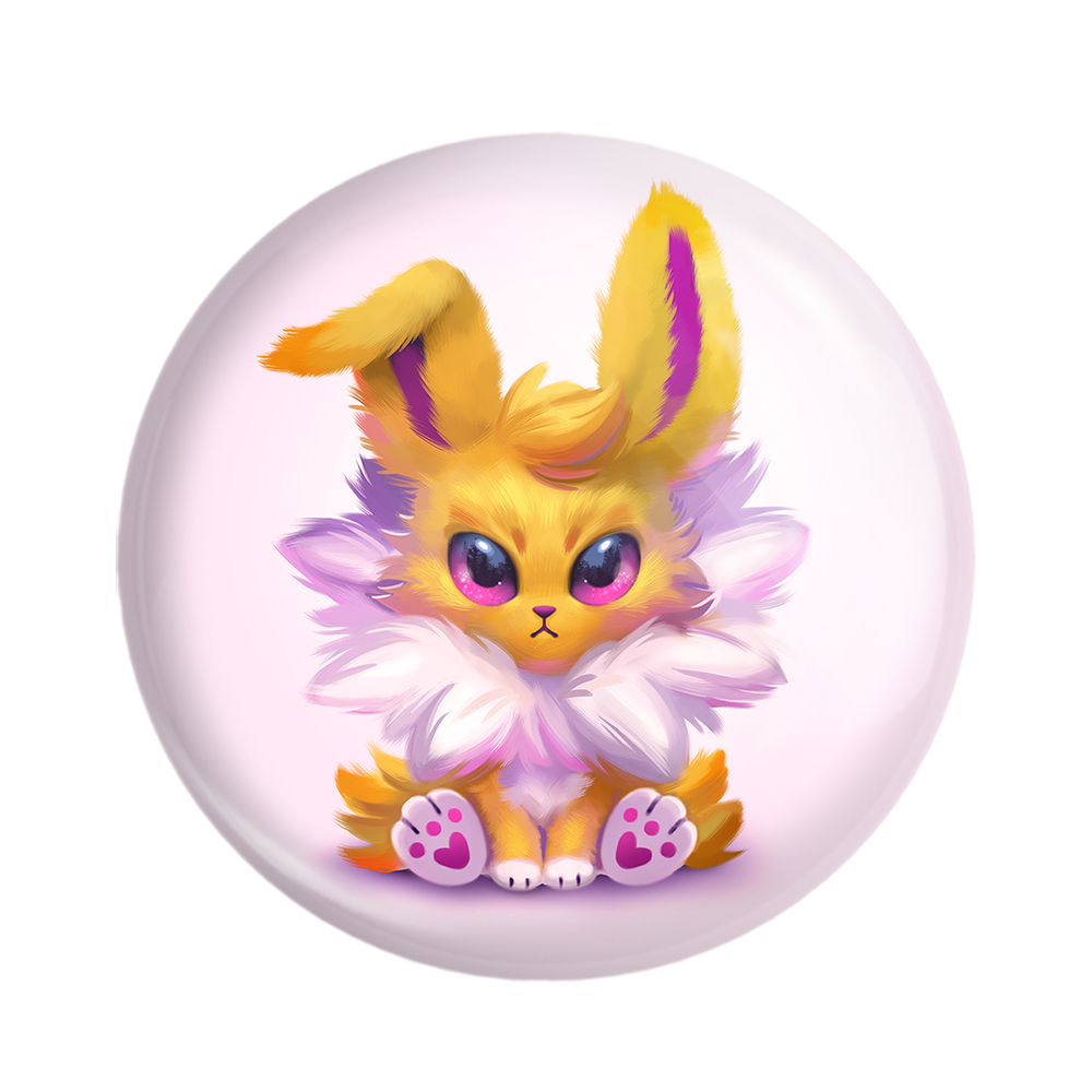 پیکسل خندالو مدل تندرز انیمه پوکمون کد 17299