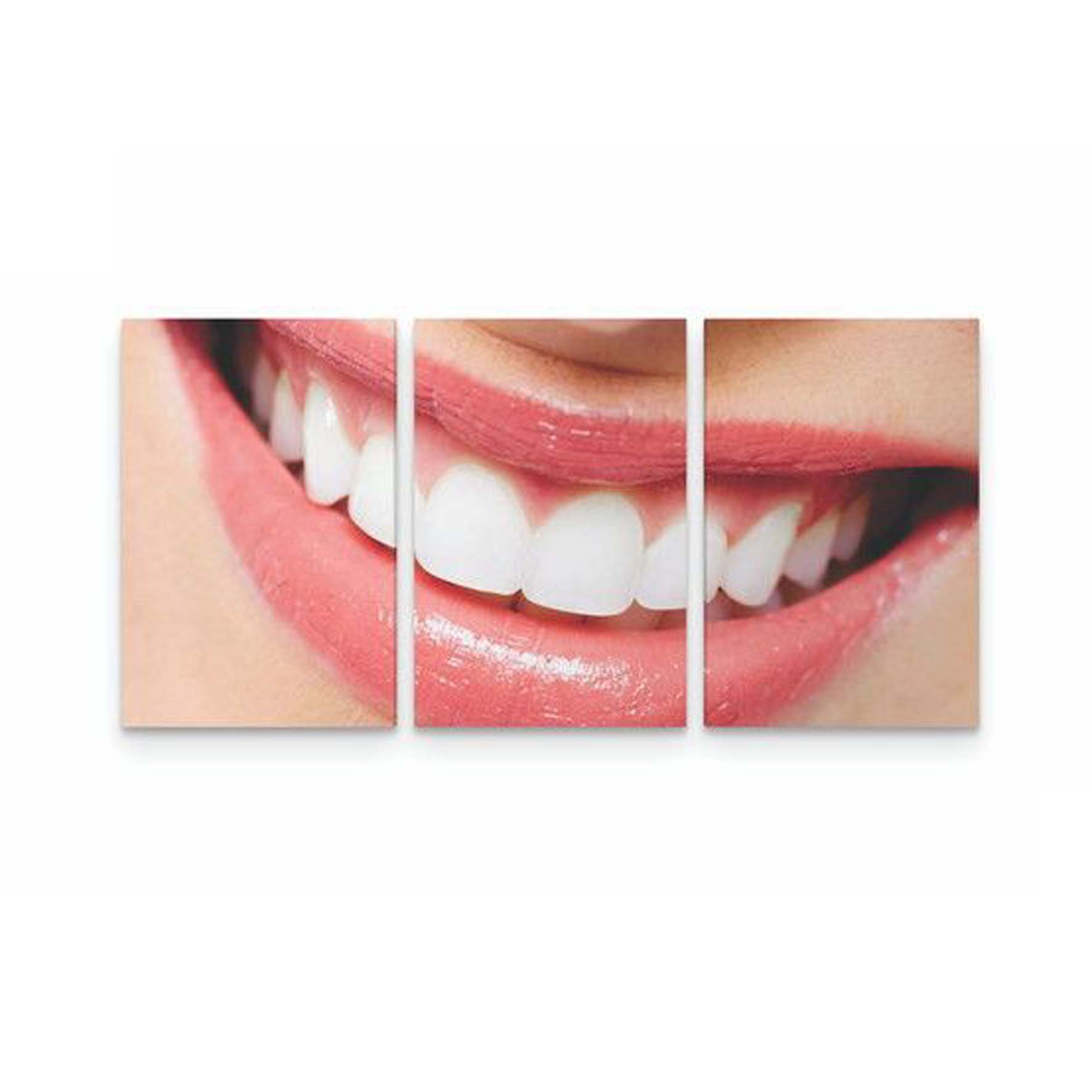 تابلو شاسی مدل دندان و لبخند کد 48 مجموعه 3 عددی