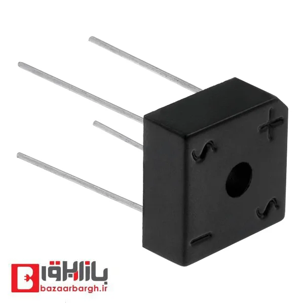 پل دیود مربعی 6 آمپر KBPC606
