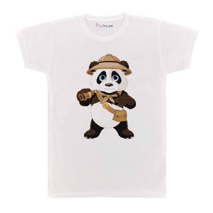 تی شرت بچگانه پرمانه طرح پاندای کونگ فو کار کد pmt.4549