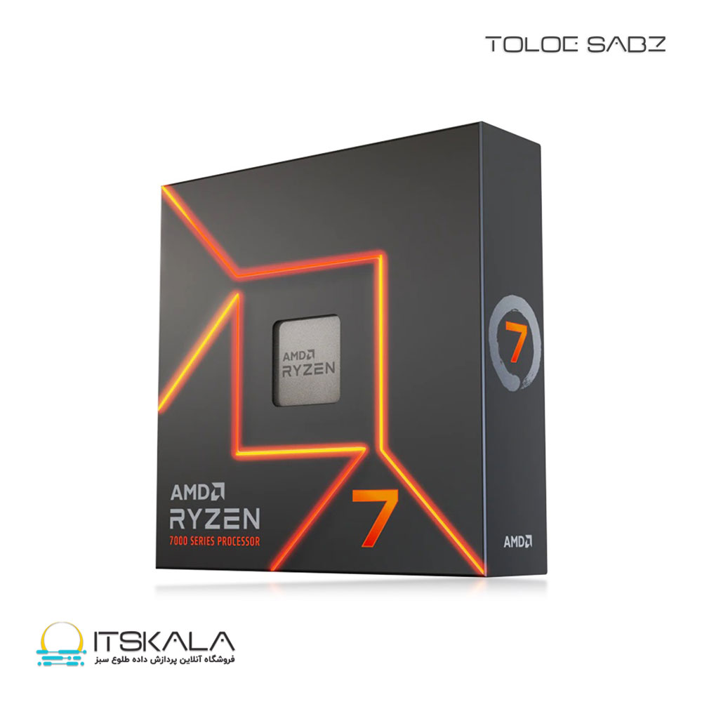 قیمت و خرید پردازنده باکس ای ام دی Ryzen 7 7700X با فرکانس 4.5 گیگاهرتز | ITSKALA