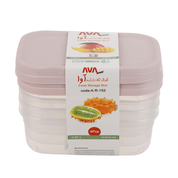 فریزری AR152 بسته 4 عددی آوا