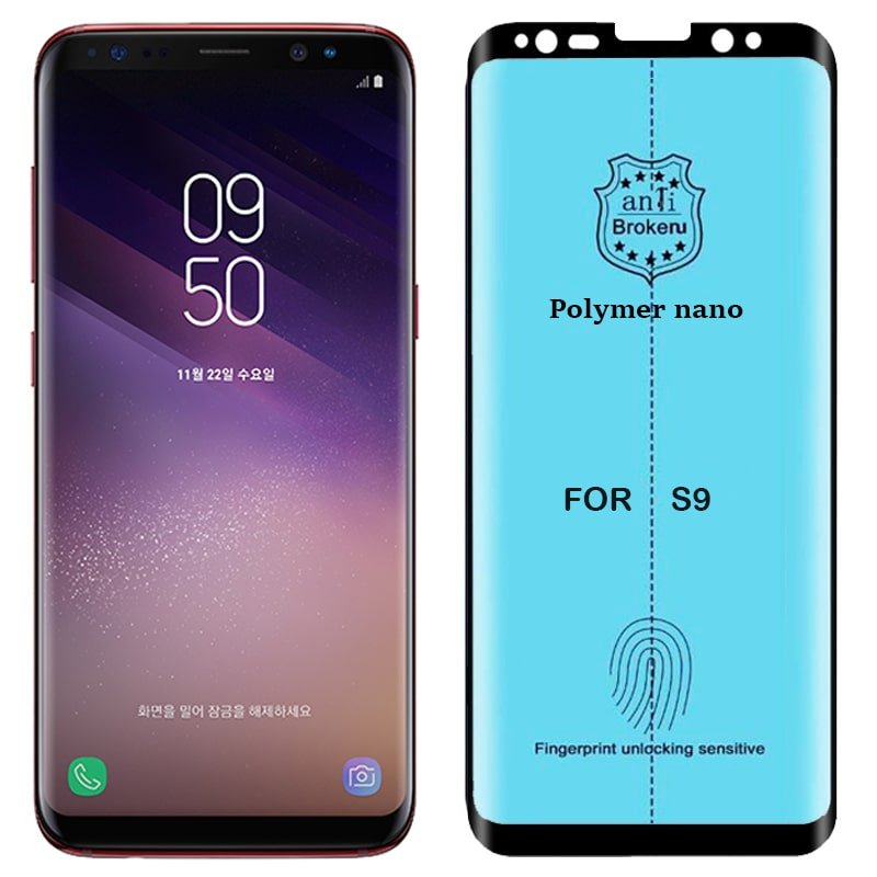 برچسب PMMA محافظ صفحه نمایش اورجینال مناسب برای گوشی Samsung Galaxy S9 مدل پلیمر نانو
