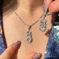 نیم ست نقره 925جواهری