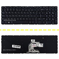 کیبرد لپ تاپ اچ پی ProBook 450 G6 مشکی-اینترکوچک بدون فریم