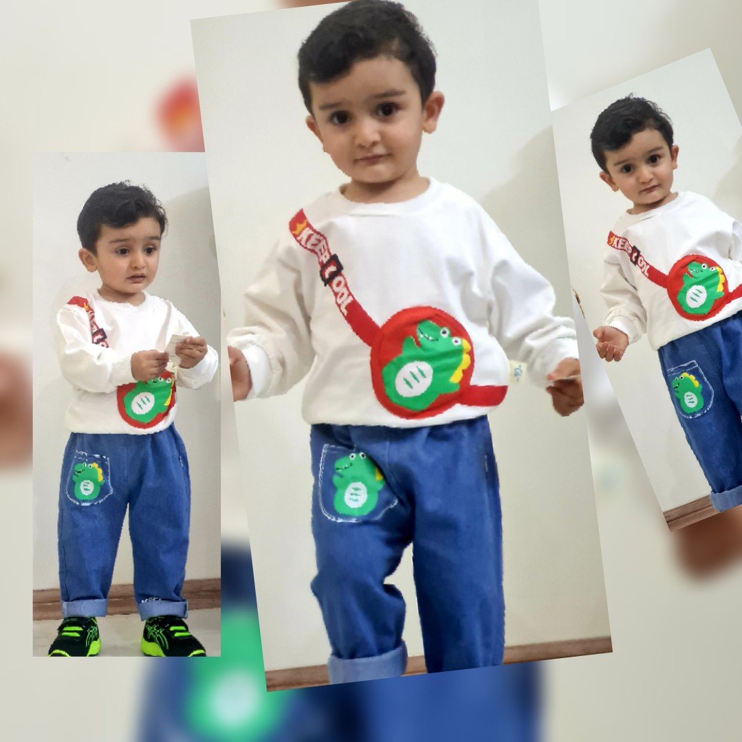 ست بلوز و شلوار وارداتی شیک مناسب 1 تا 4 سال