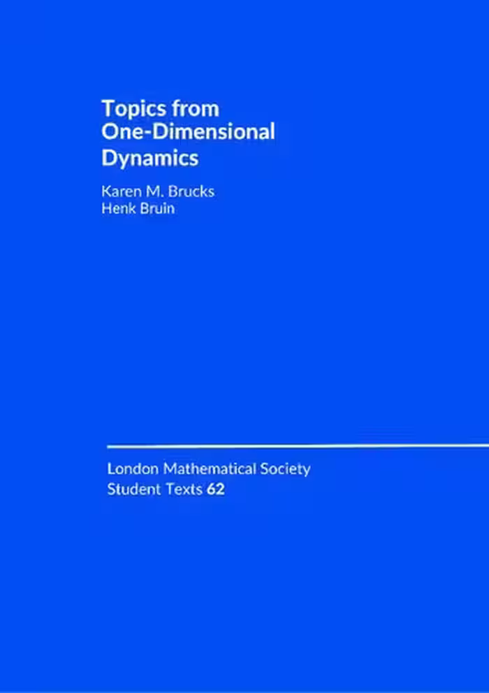 خرید و دانلود نسخه کامل کتاب Topics from One-Dimensional Dynamics