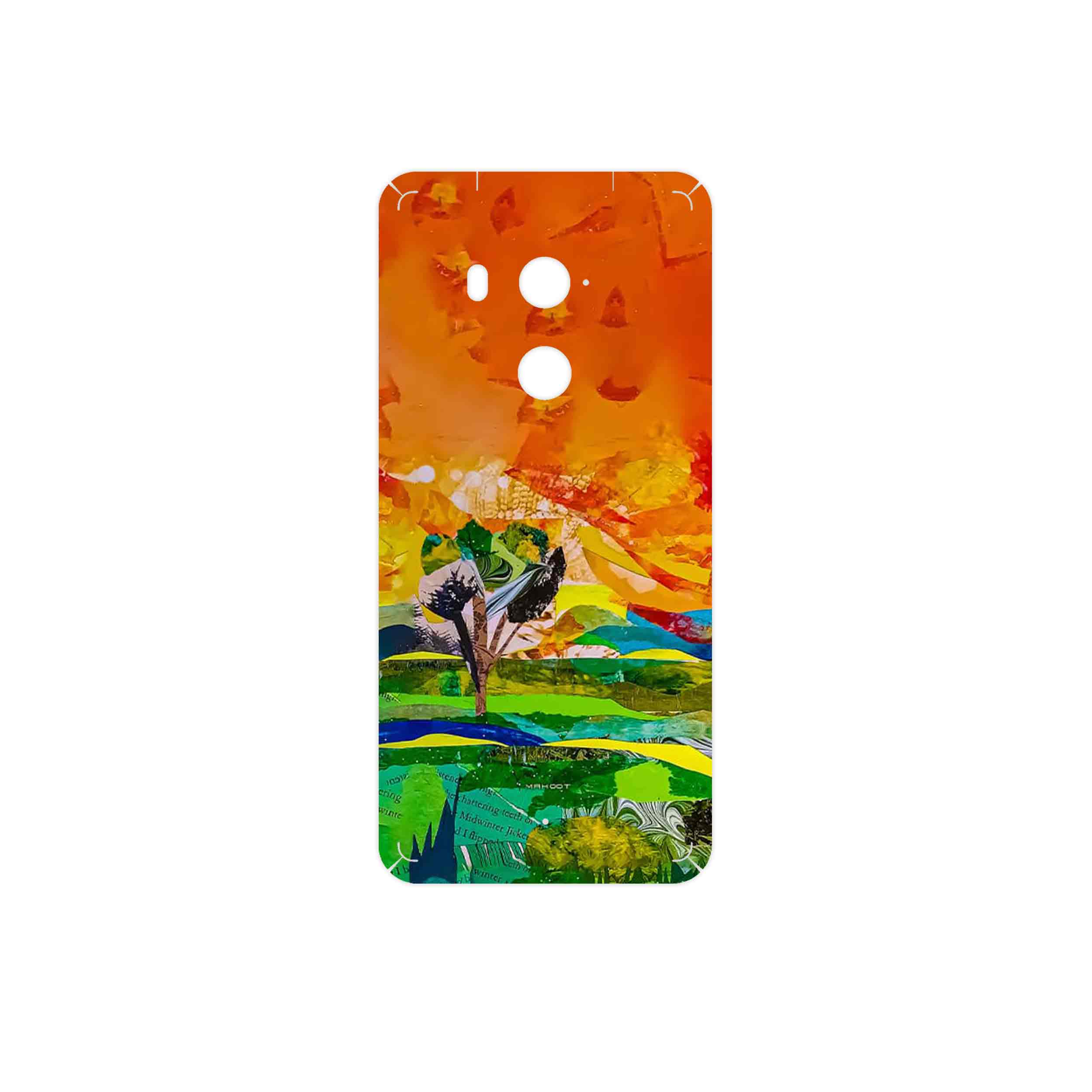 برچسب پوششی ماهوت مدل Collage of Painting مناسب برای گوشی موبایل اچ تی سی U11 Plus