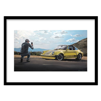 قیمت و خرید تابلو دکوراتیو مدل نقاشی خودرو کلاسیک کد 1524