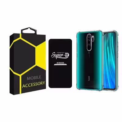 کاور مدل Kapsooli مناسب برای گوشی موبایل شیائومی Redmi Note 8 Pro به همراه محافظ صفحه نمایش