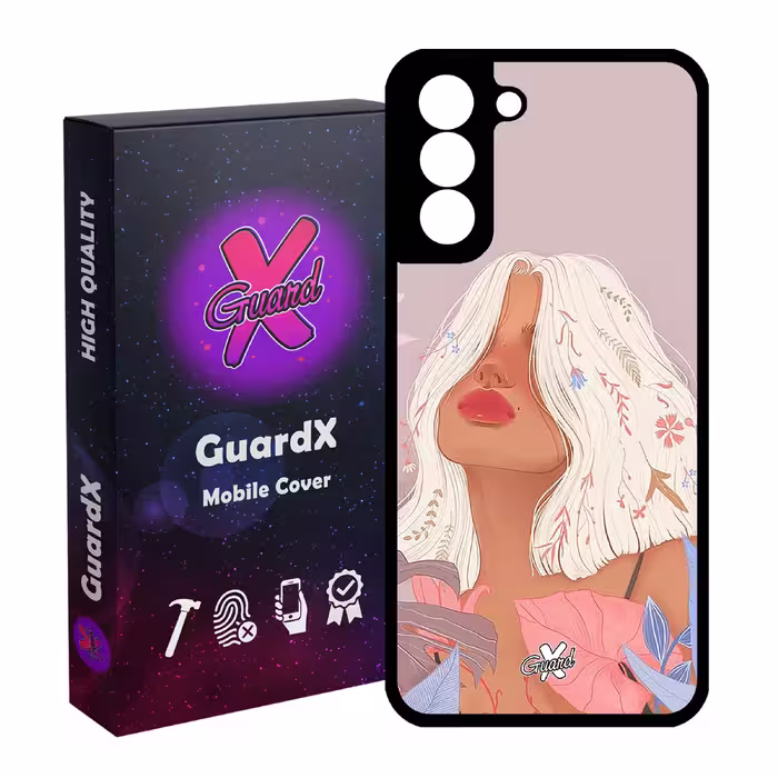 کاور گارد ایکس طرح دختر مدل Glass10343 مناسب برای گوشی موبایل سامسونگ Galaxy S21