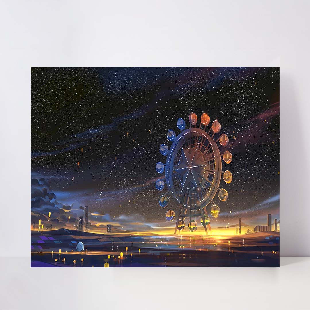 تابلو شاسی مدل ferris wheel minimal کد S-12012