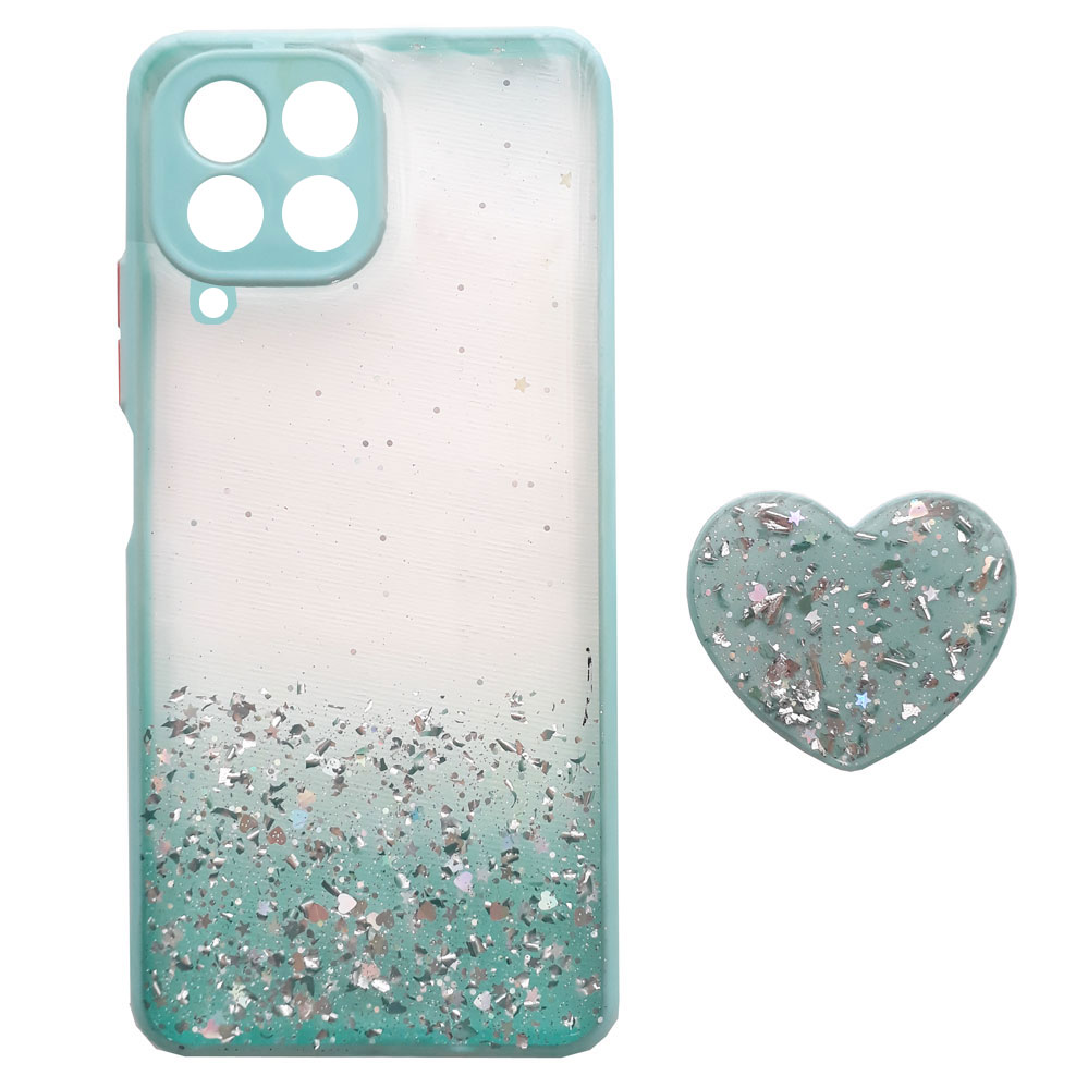 کاور کد S6616 مناسب برای گوشی موبایل سامسونگ Galaxy A22 4G به همراه پایه نگهدارنده