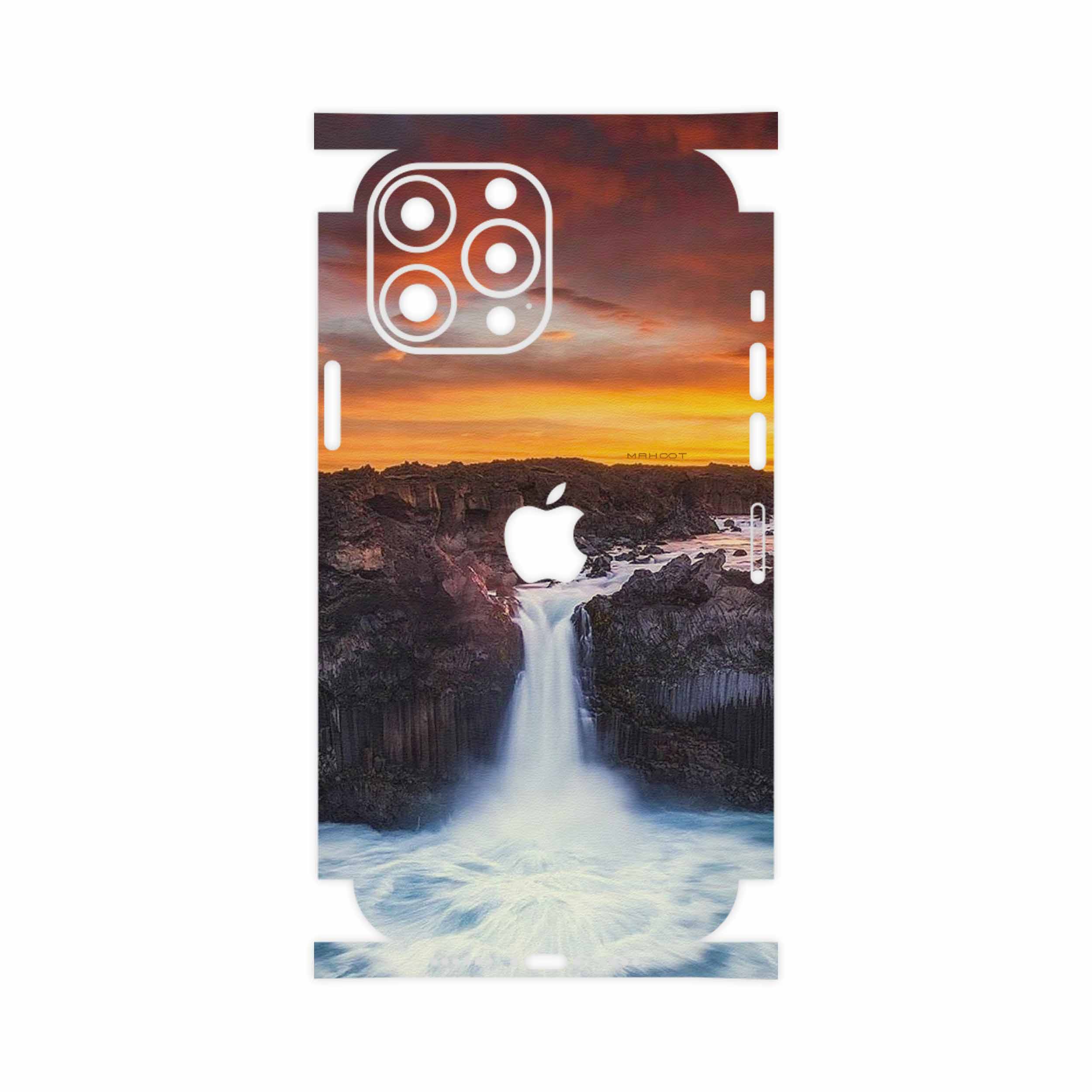 برچسب پوششی ماهوت مدل Waterfall-FullSkin مناسب برای گوشی موبایل اپل iPhone 13 Pro Max