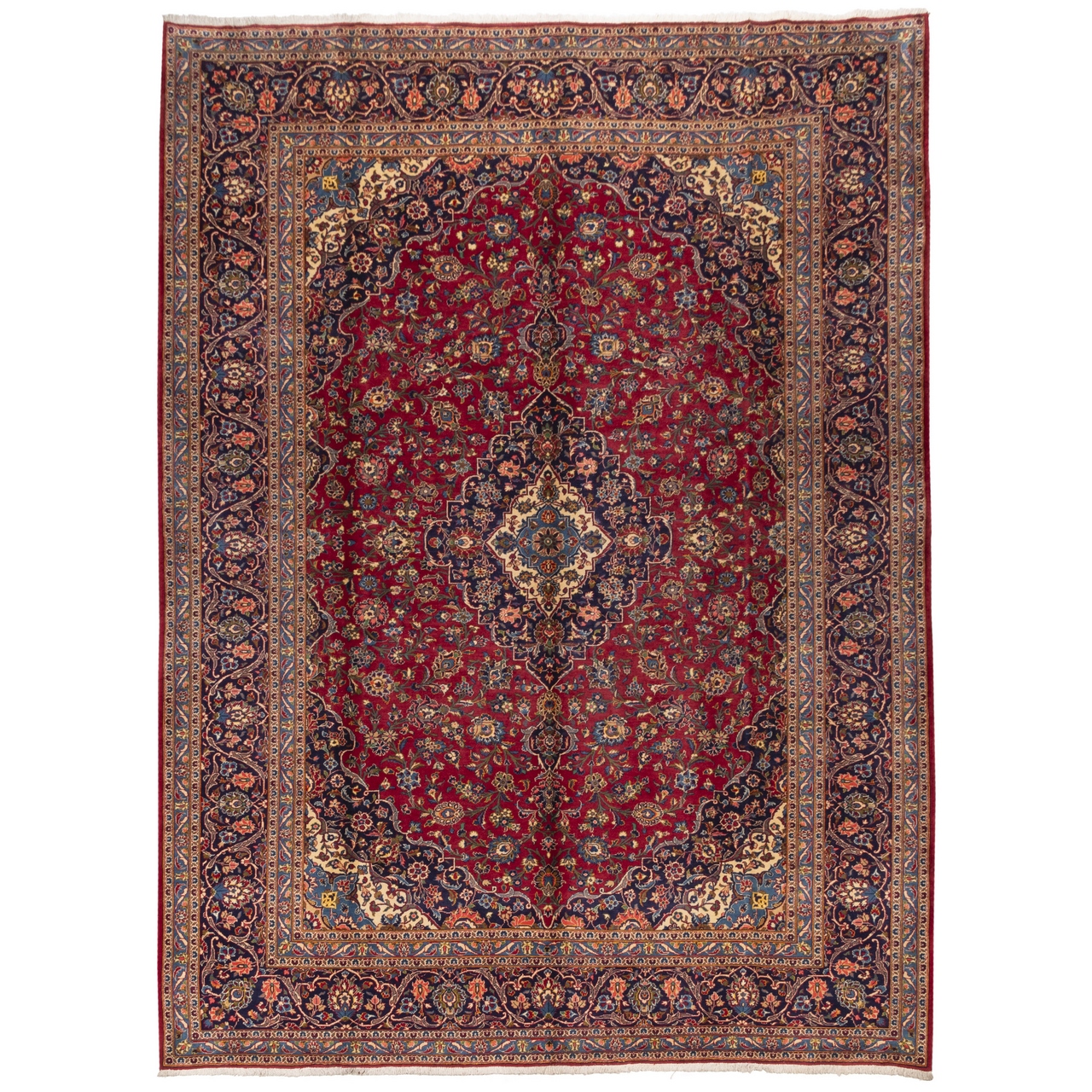 فرش قدیمی دستباف یازده و نیم متری سی پرشیا کد 187291