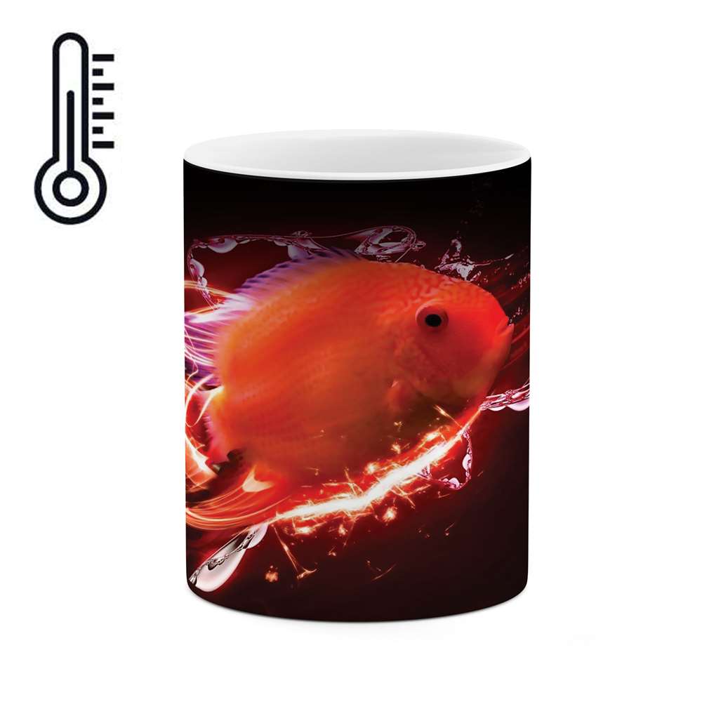 ماگ حرارتی طرح ماهی مدل mgh01203