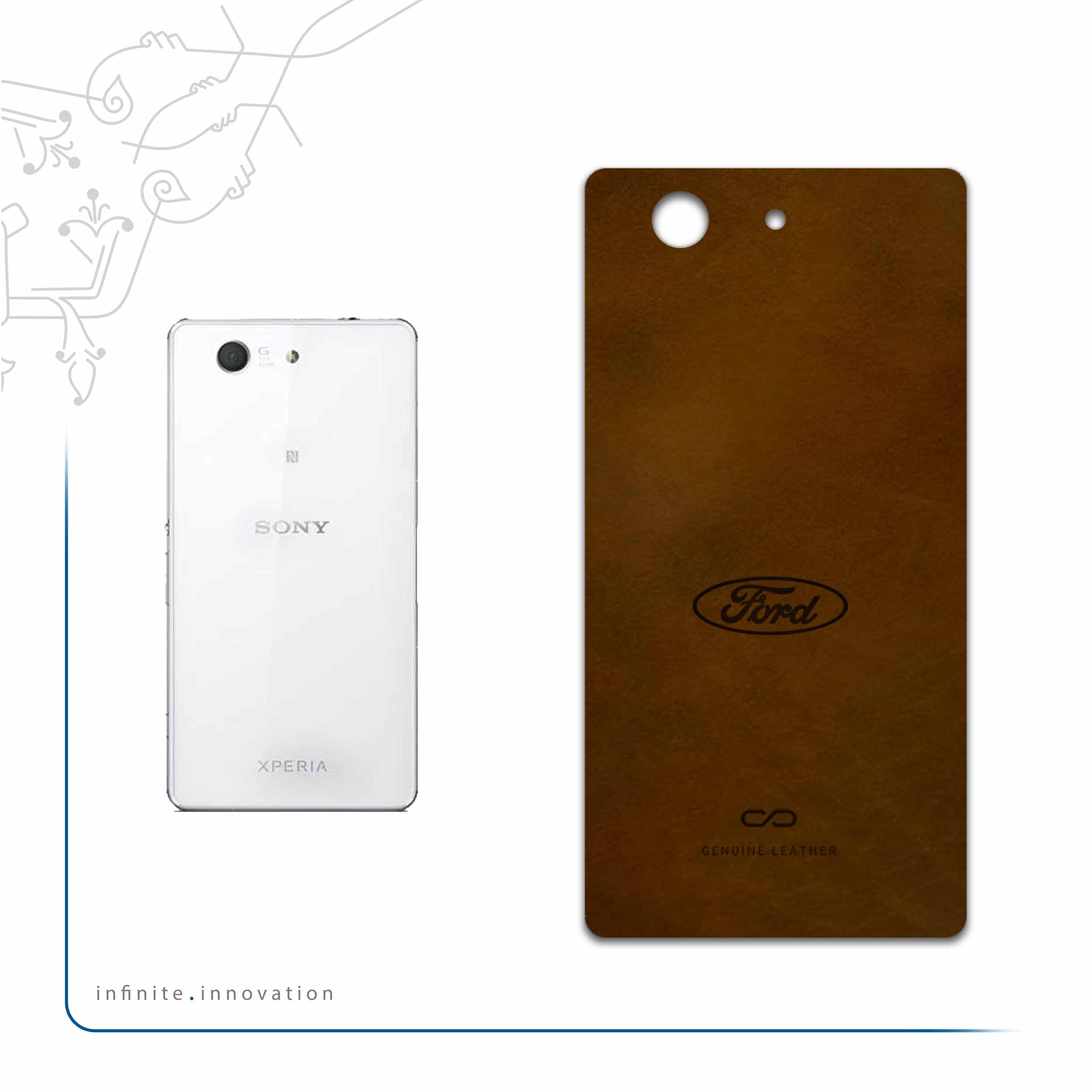 برچسب پوششی ماهوت مدل BFL-FRD مناسب برای گوشی موبایل سونی Xperia Z3 Compact