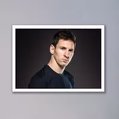 تابلو مدل فوتبالیست لیونل مسی Lionel Messi کد LAG1076