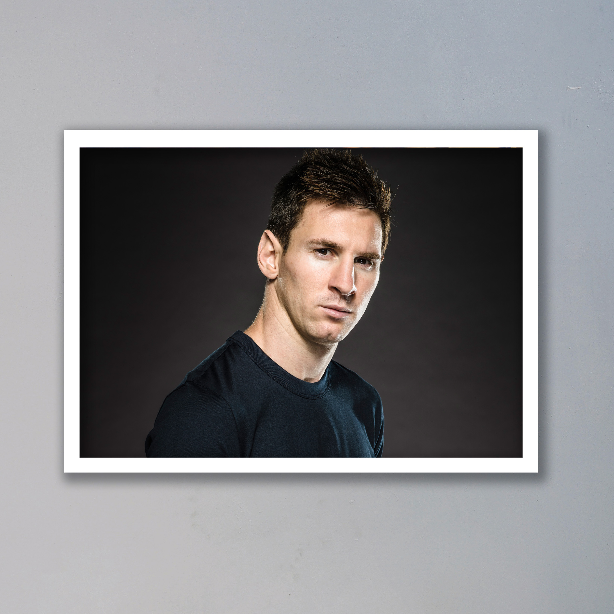 تابلو مدل فوتبالیست لیونل مسی Lionel Messi کد LAG1076