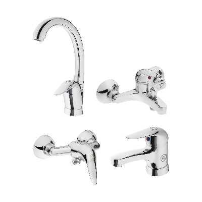 ست شیرآلات ایلمان مدل استار مجموعه 4 عددی