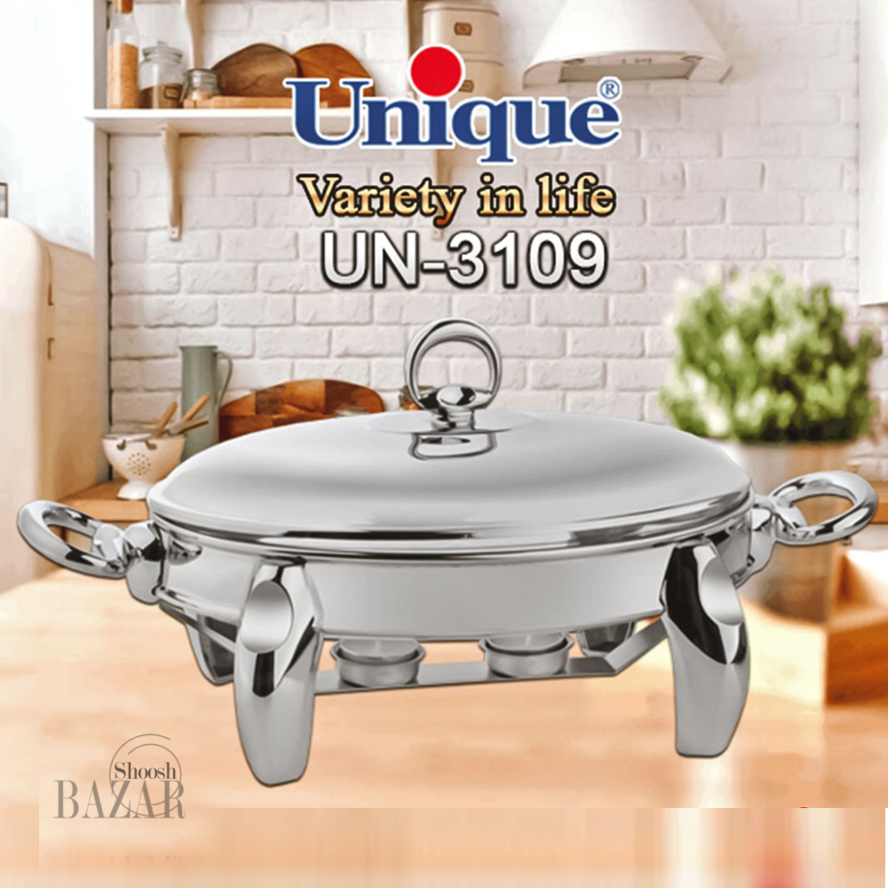 سوفله خوری بیضی متوسط پافیلی کروم یونیک کد 3109