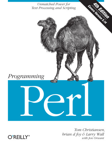 خرید و دانلود نسخه کامل کتاب Programming Perl: Unmatched power for text processing and scripting