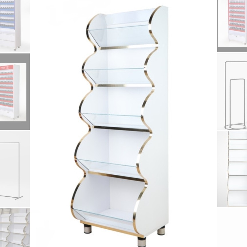 استند ابشاری طبقاتی حبوباتی 5 طبقه MDF .کرایه وانت شهری به عهده مشتری( ارسال با  باربری بین شهری و پس کرایه ) می باشد