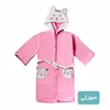 حوله پالتویی مدل دورنگ سایز 110