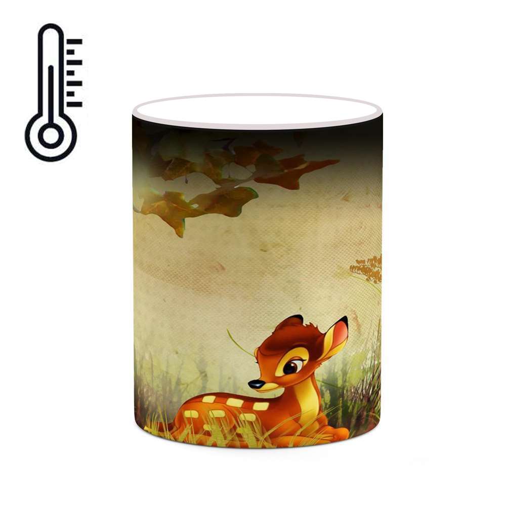 ماگ حرارتی کاکتی طرح کارتون Bambi مدل mgh22217