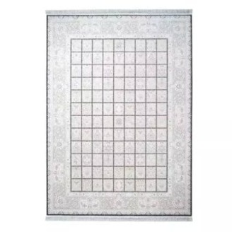 فرش آفرینش زغالی 1500شانه گل برجسته - بازرگانی 110