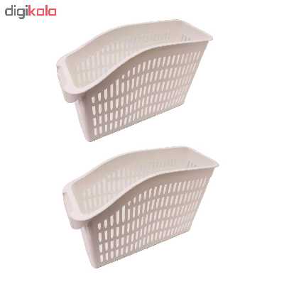 سبد نظم دهنده یخچال مدل organizer02 بسته 2 عددی