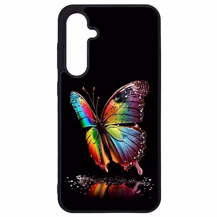 کاور طرح پروانه کد G-038 مناسب برای گوشی موبایل سامسونگ Galaxy S23 FE | دیجی قاب دونی