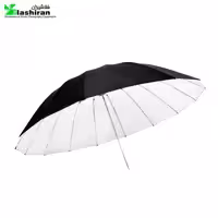 چتر پارابولیک داخل سفید لایف Life of photo Umbrella 180cm AU48X
