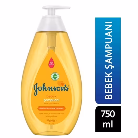 شامپو بچه جانسون پمپی  gohnsons حجم 750 میل برند ایتالیایی تولید کشور ترکیه