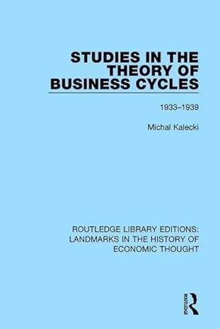 خرید و دانلود نسخه کامل کتاب Studies in the Theory of Business Cycles: 1933-1939 - Pdf