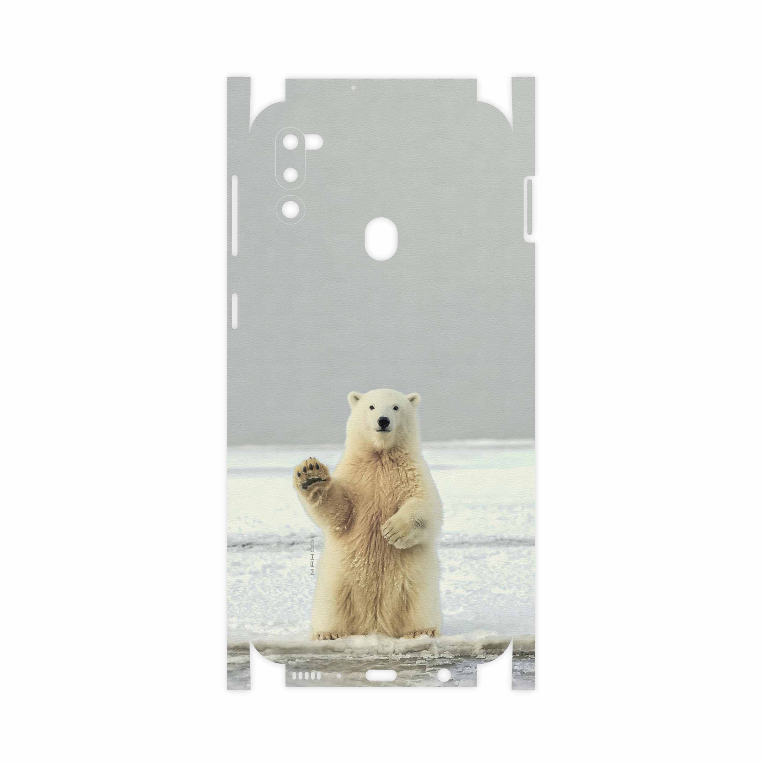 برچسب پوششی ماهوت مدل Polar-bear-FullSkin مناسب برای گوشی موبایل سامسونگ Galaxy M21 (2021) Edition