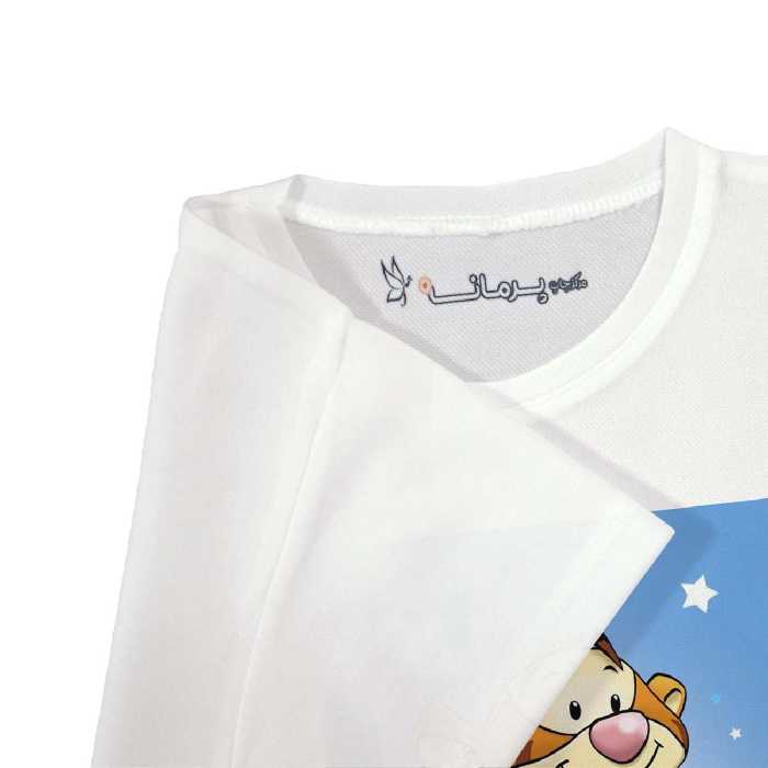 تی شرت بچگانه پرمانه طرح پو کد pmt.4625