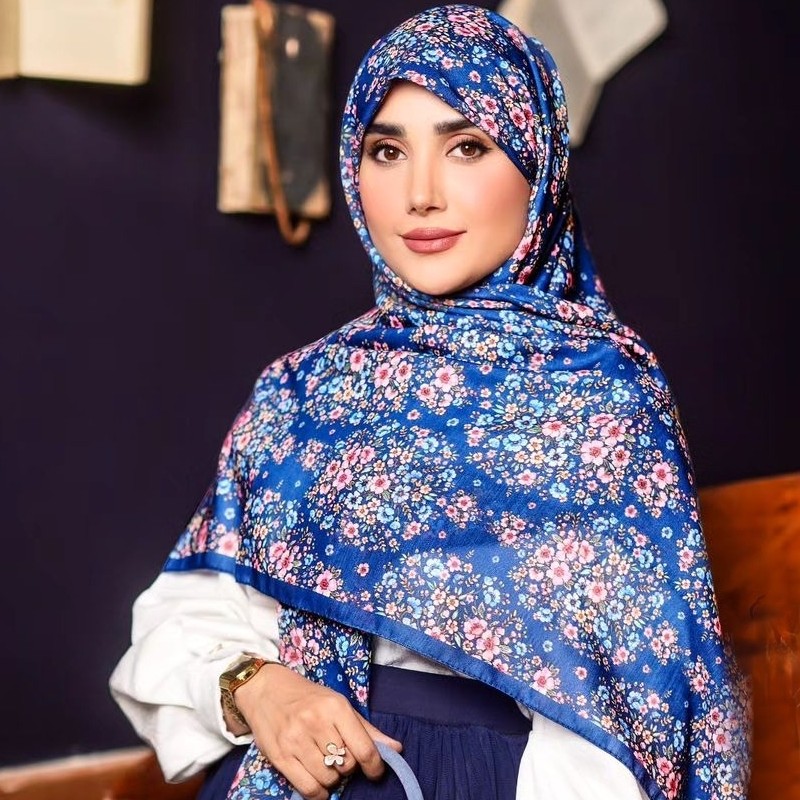 روسری گل ریز سوپرنخ(ارسال رایگان)