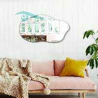 آینه دفرمه مدل مایسا - آینه و روشویی تجسم