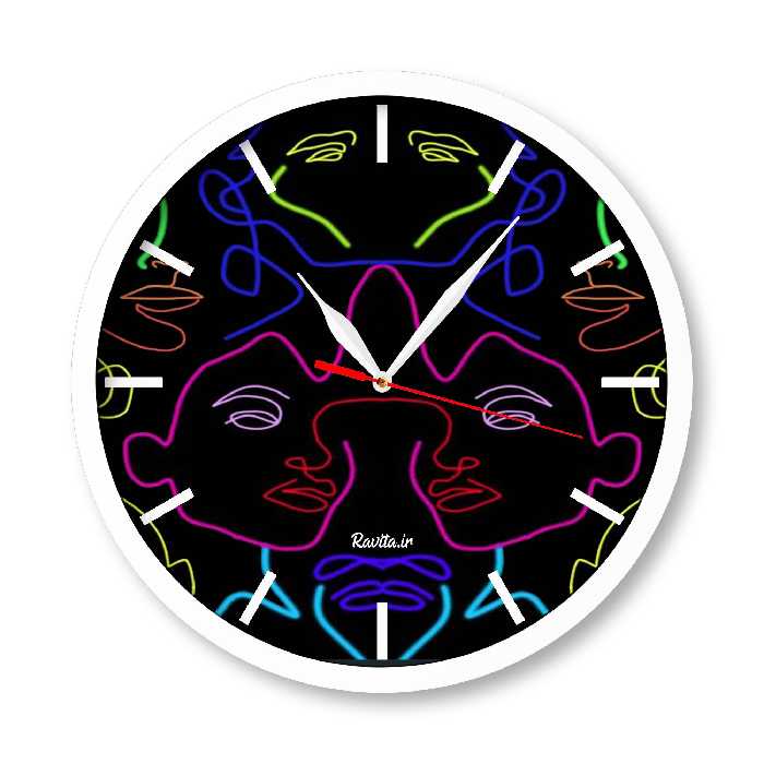 ساعت‌های دیواری راویتا طرح مینیمال چهره 2244