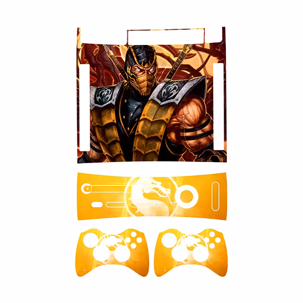 برچسب ایکس باکس 360 آرکید توییجین وموییجین مدل Scorpion 05 مجموعه 4 عددی