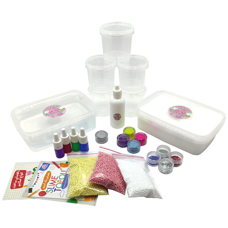 بازی آموزشی رنگ آمیزی اسلایم تپلی مدل 2000 بسته 25 عددی | چاوه