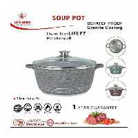 قابلمه گرانیتی سایز 40 لایف اسمایل مدل P7-40
