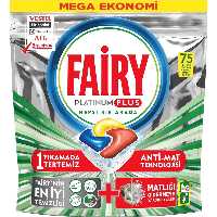 قرص ماشین ظرفشویی فیری مدل Platinum Plus بسته 75 عددی