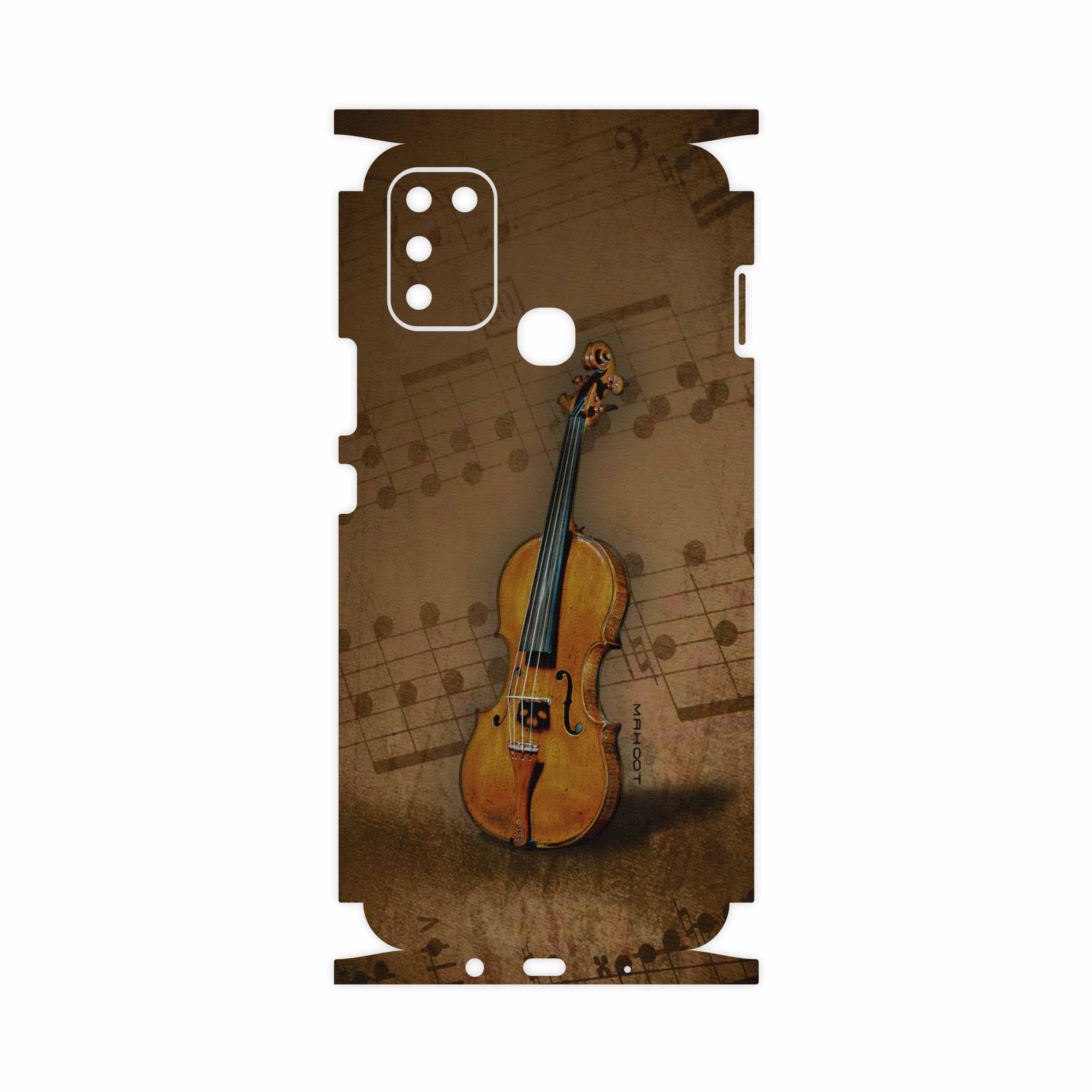 برچسب پوششی ماهوت مدل Violin-Instrument-FullSkin مناسب برای گوشی موبایل اینفینیکس Hot 10 Play