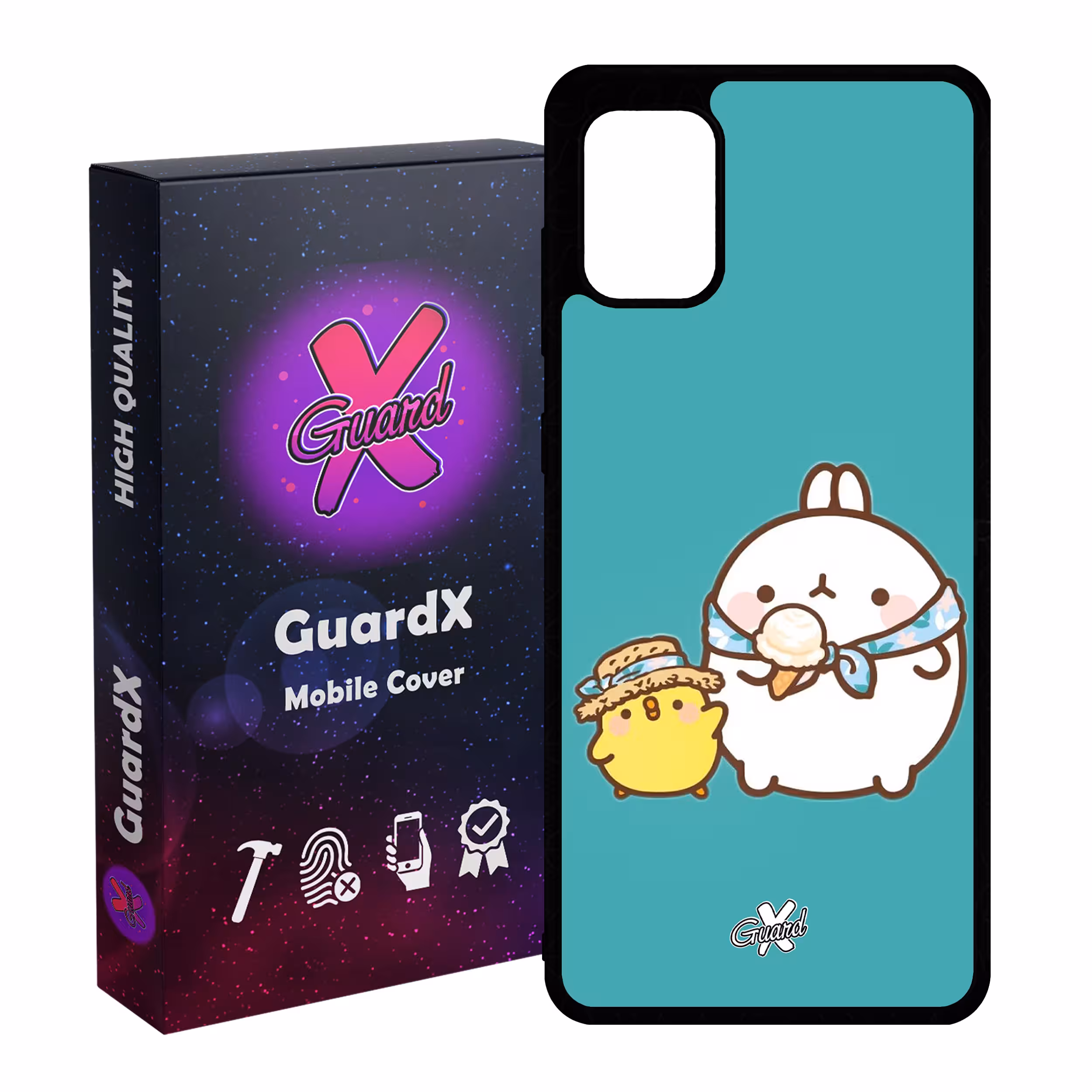 کاور گارد ایکس طرح مولانگ مدل Glass10312 مناسب برای گوشی موبایل سامسونگ Galaxy A31
