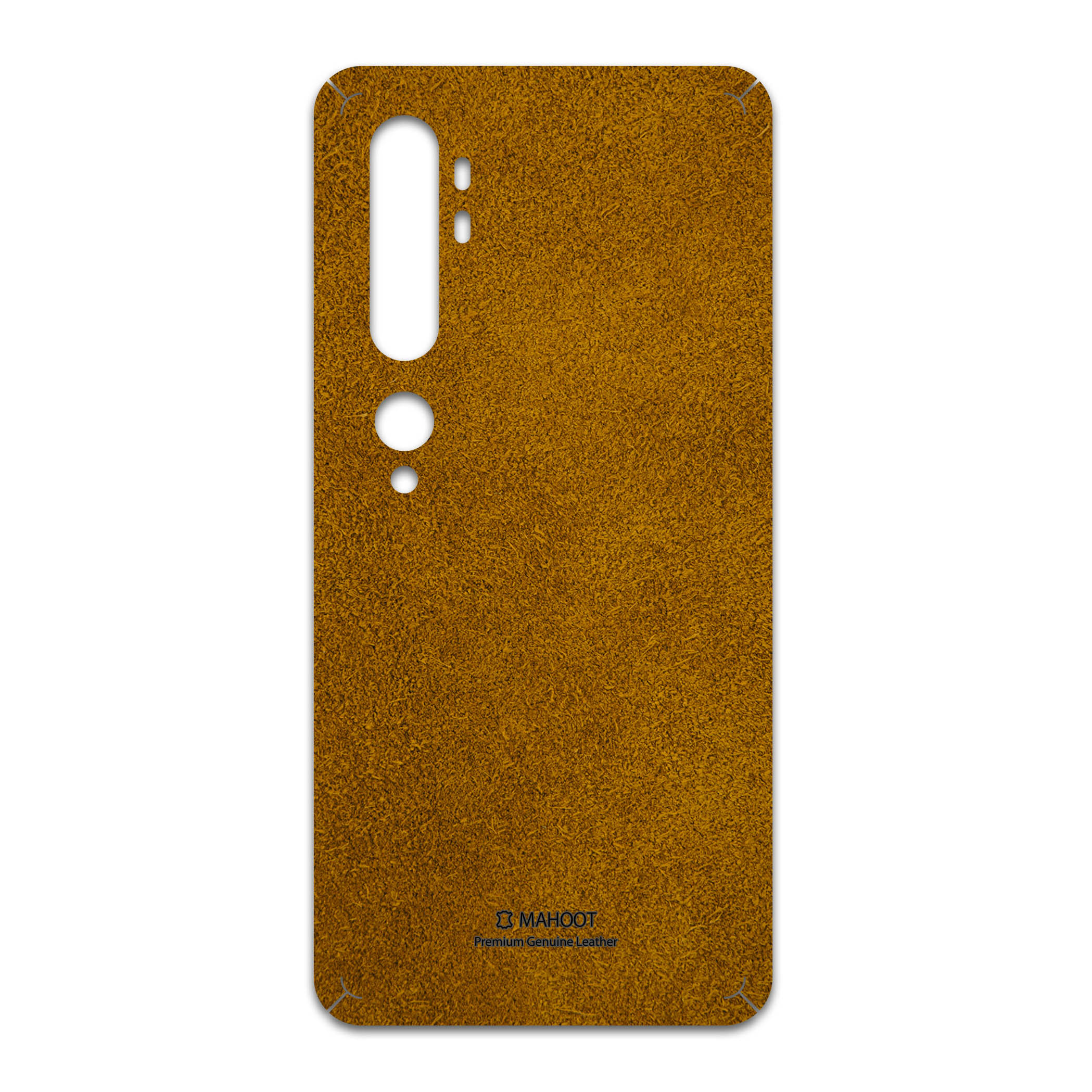 برچسب پوششی ماهوت مدل Brown-Chamois-Leather مناسب برای گوشی موبایل شیائومی Mi Note 10 Pro