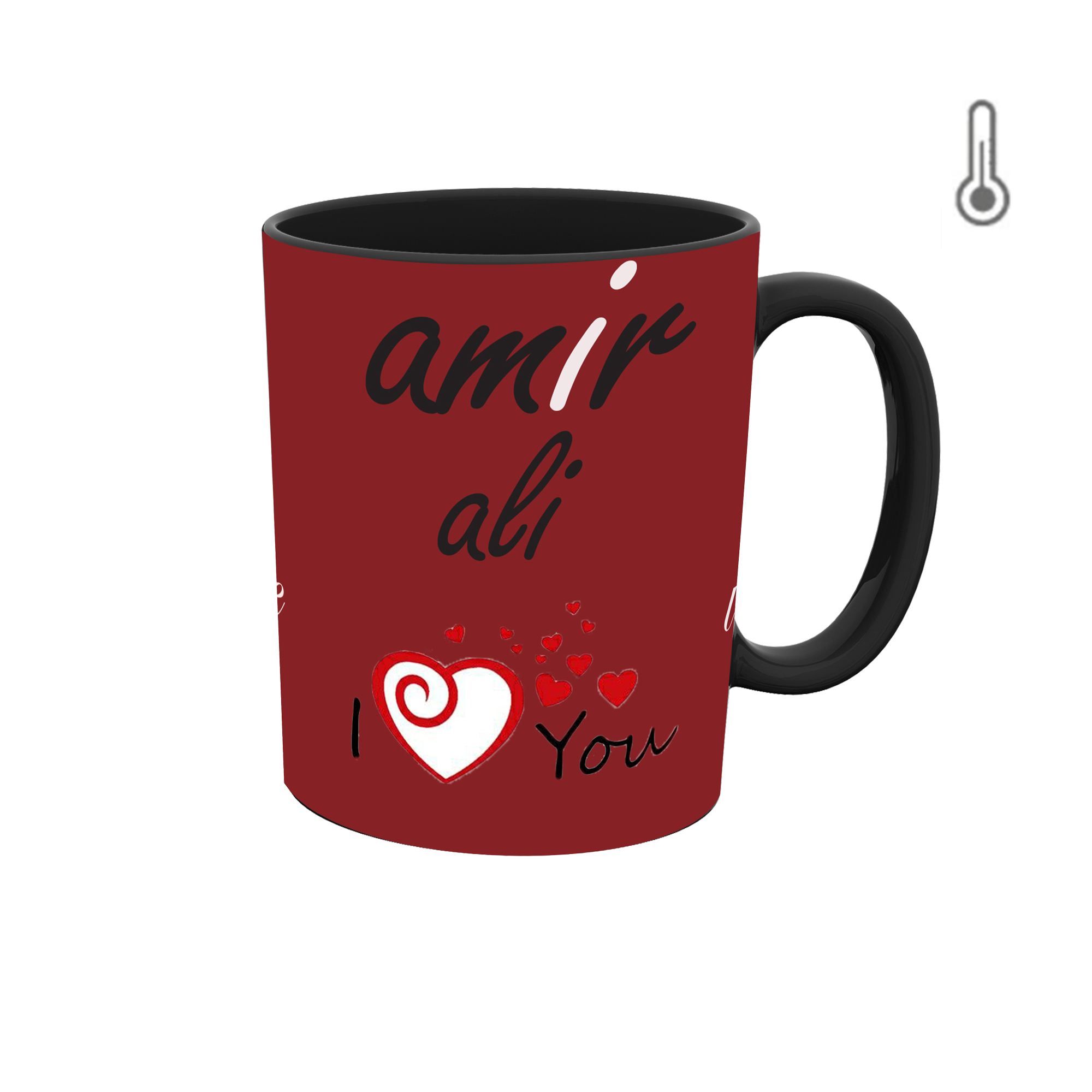 ماگ حرارتی طرح اسم امیرعلی